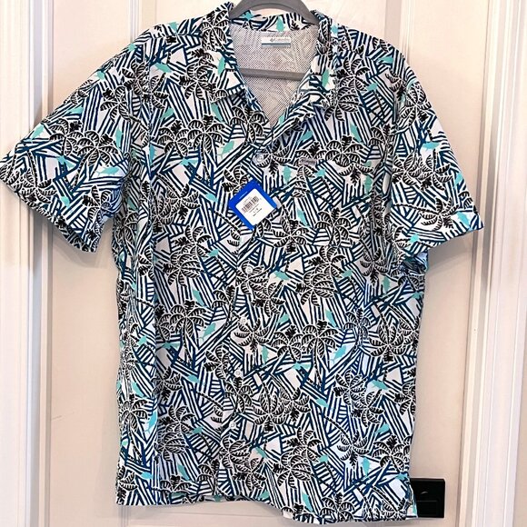 Columbia Other - NWT Columbia Men’s PFG Trollers Best™ Short Sleeve Shirt 100% Cotton in Size L